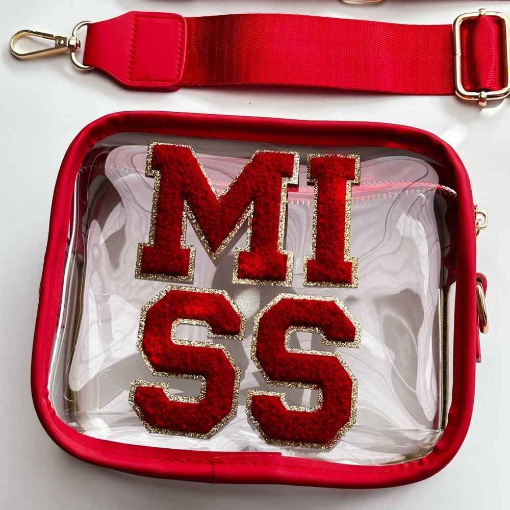 OLE MISS Clear Stadium Game-day Crossbody Purse